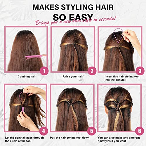 500Pcs Small Rubber Bands For Hair Clear Elastic Hair Ties,1Pcs Rubber Bands Cutter For Hair,1Pcs Rat Tail Combs For Braiding Styling, 2Pcs Topsy Tail Hair Tool Toddler Hair Accessories Hair Accessories For Girls By B1Jounie Ya #TOP3