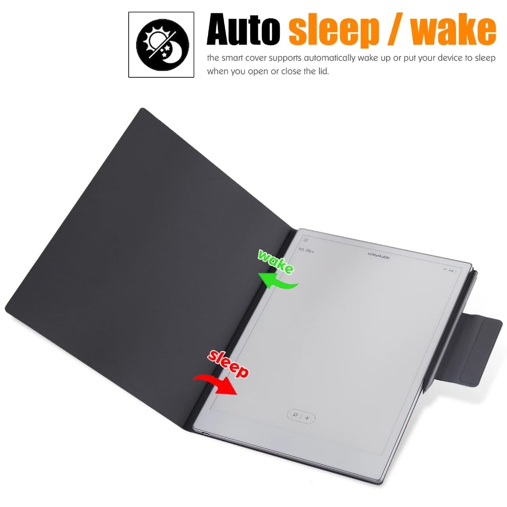 Custodia protettiva per tablet, con chiusura magnetica, per carta, antigraffio, con funzione automatica di accensione/spegnimento