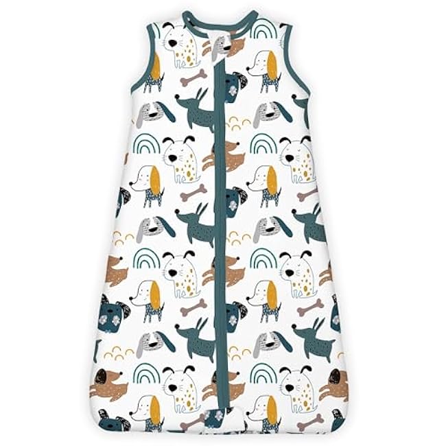 Toddler Sleep Sack 2t-3t-4t, 1.0 TOG Sleep Sack with Sleeveless, Cozy Premium Baby Wearable Blanket with 2-way Safe Zipper All Season Sleeping Bags, 1-pack