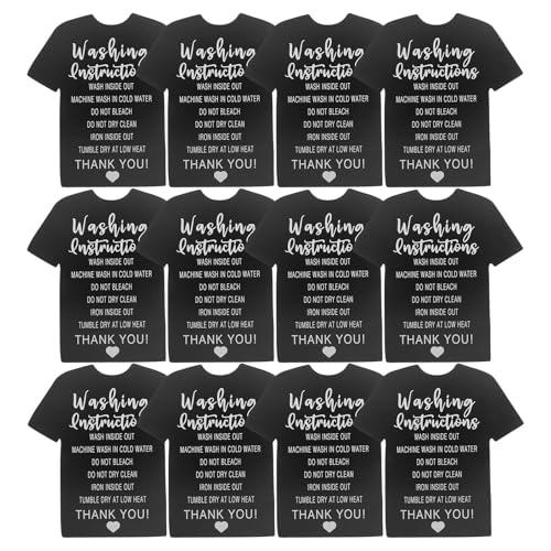 Étiquettes d'entretien pour vêtements Zerodeko 300 cartes de guide de lavage pour de linge