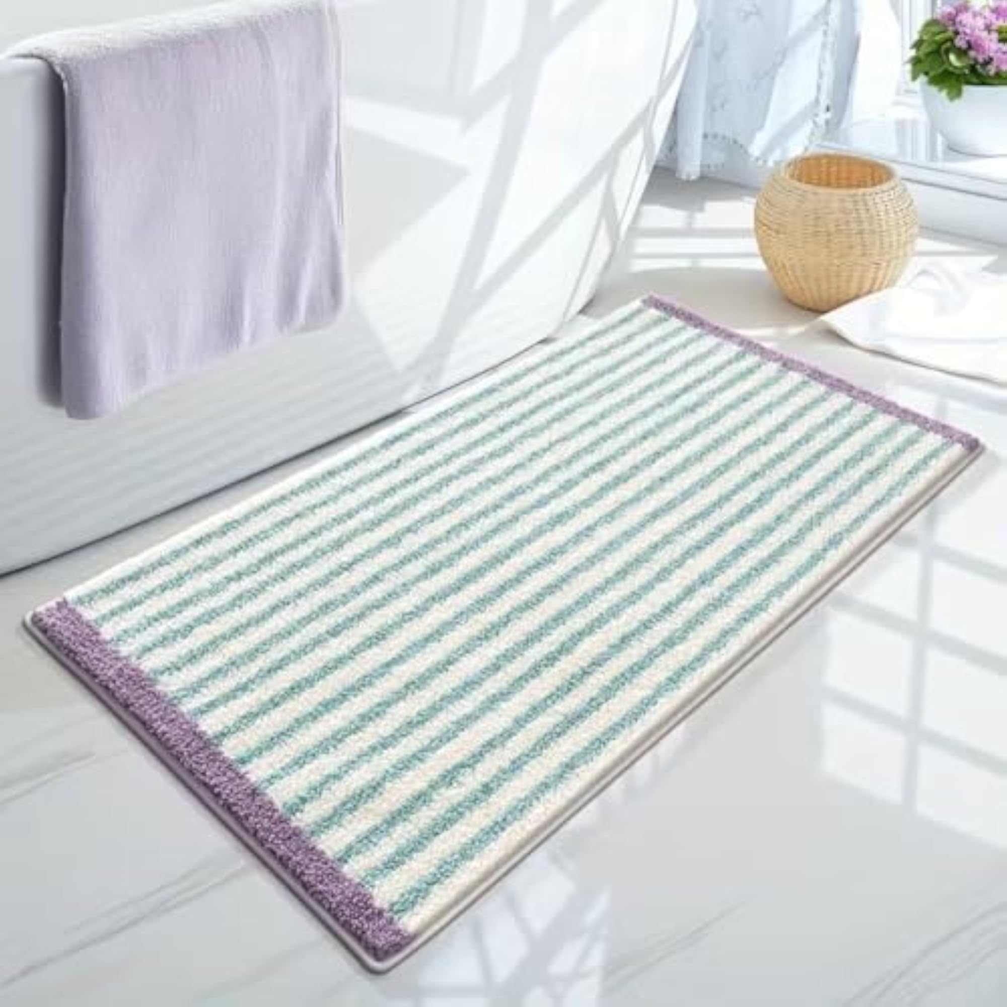 Ultra Soft Microfiber Bath Mat, Super Absorbent