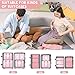 10 Set Packing Cubes for Travel, Travel Packing Cubes with Hanging Toiletry Bag and Shoe Bag, Suitcase Luggage Organizer Bags for Travel Essentials Women Men (Pink)