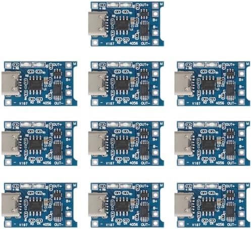 10Pcs TP4056 1A Linear Lithium Ion Battery Charger with Protection Type-C USB Interface 4.2V Output for Portable Devices image 2