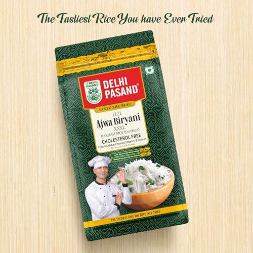 Image of Buy 1 Get 1 Free | Delhi Pasand 1121 Ajwa Biryani XXXL-5Kg Cholesterol-Free Basmati Rice