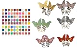 2 Peineta Flamenca Mariposas-Accesorios Pelo Mujer/niña-Complementos Flamenca. Hecho A Mano-España (PERSONALIZADO)