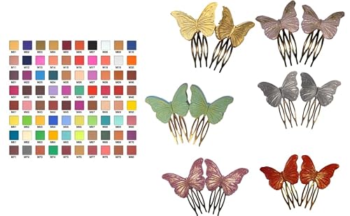 2 Peineta Flamenca Mariposas-Accesorios Pelo Mujer/niña-Complementos Flamenca. Hecho A Mano-España (PERSONALIZADO)