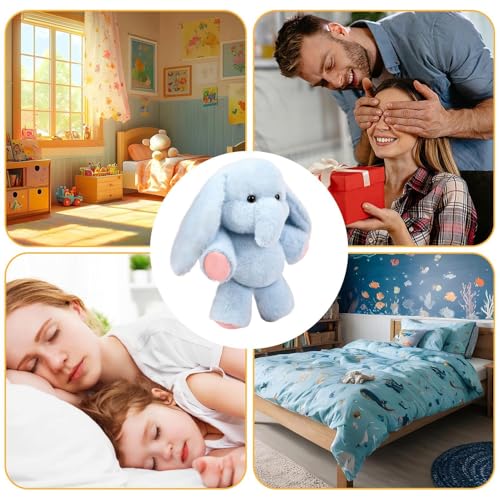 Générique Elephant, Cuddly Elephant Stuffed Animal | Soft Cute Large Collectibles,Giant Stuffed Animals for Children Girls Adults Nursery Cars Home Offices Cafes Bookstores Sofas Beds – vue 4