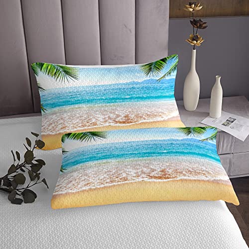Erosebridal Tropical Hawaiian Ocean Queen Sheet Set #TOP30