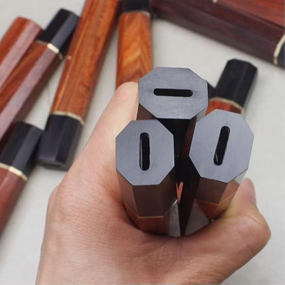 Octagonal Knife Handle DIY Replacement Knife Handle Japanese Style Knife Handle Wooden Chef Knife Handle Retro Knife Handle Replacement