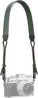 [ウランジ] U-Snap ショルダーストラップ カメラストラップ マグネットクイックバックル 60KG耐荷重 100～130cm 長さ調節可能 簡単脱着 おしゃれ コンパクトカメラ/軽量ミラーレスカメラなどに適合 幅3cm Lite グリーン