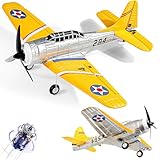 Ssccgym RTF QF012 ブラシレスリモコン飛行機 大人用 初心者向け 4チャンネル 固定翼 Xpilot 安定化 曲技飛行 / 6軸ジャイロ 3Dローリング