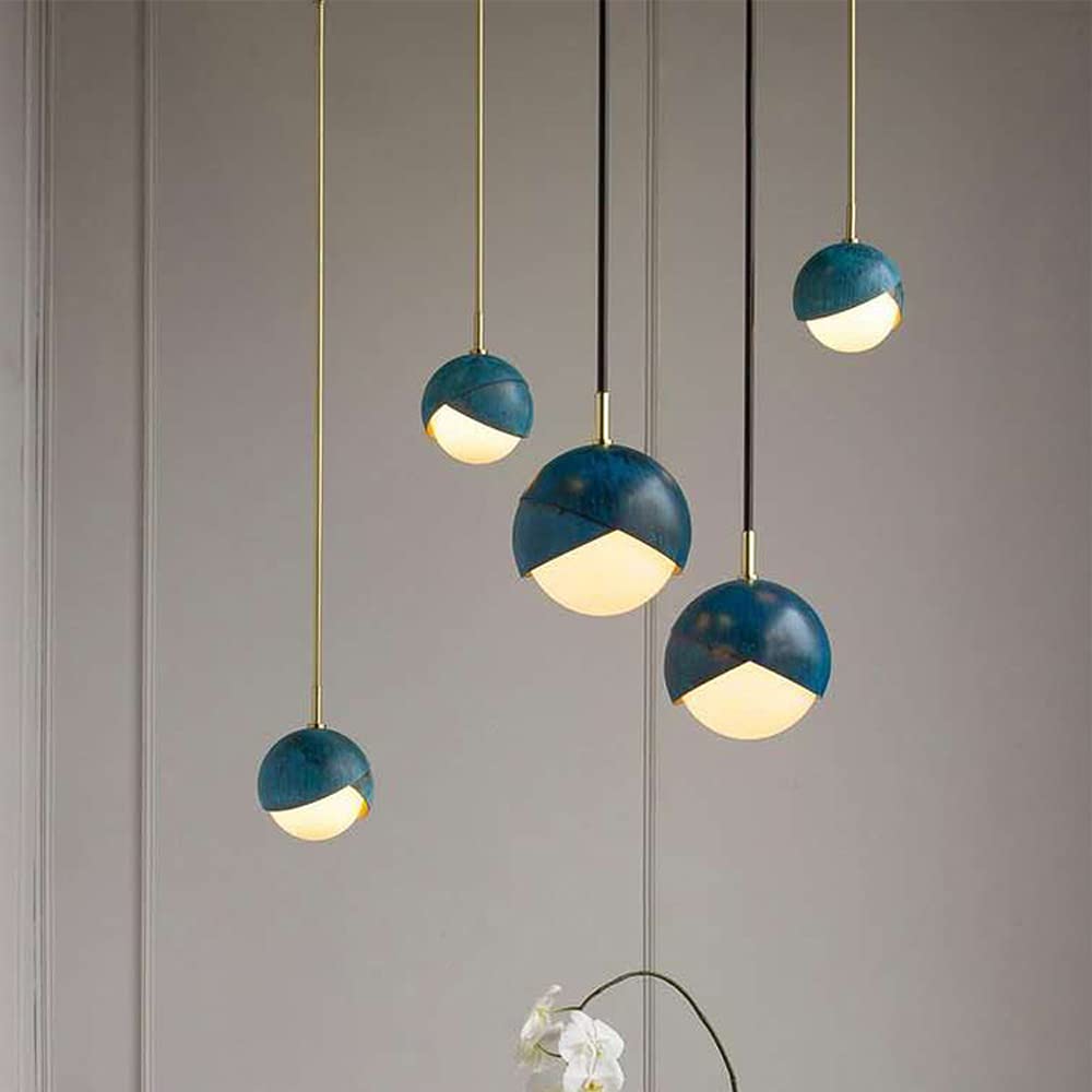 Lámpara colgante de Hierro de Un Solo cabezal, Estilo nórdico, Creativa, para cocina, Sala de estar, dormitorio, iluminación Interior, Ajustable, E27