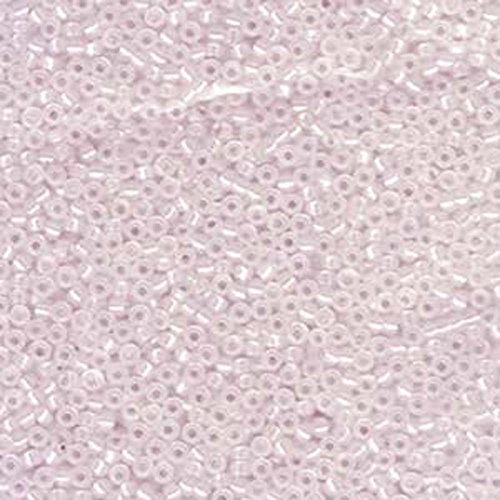 Amethyst Lined Opal Miyuki Japanese round rocailles glass seed beads 11/0 Approximately 24 gram 5 inch tube by Miyuki 11 Round