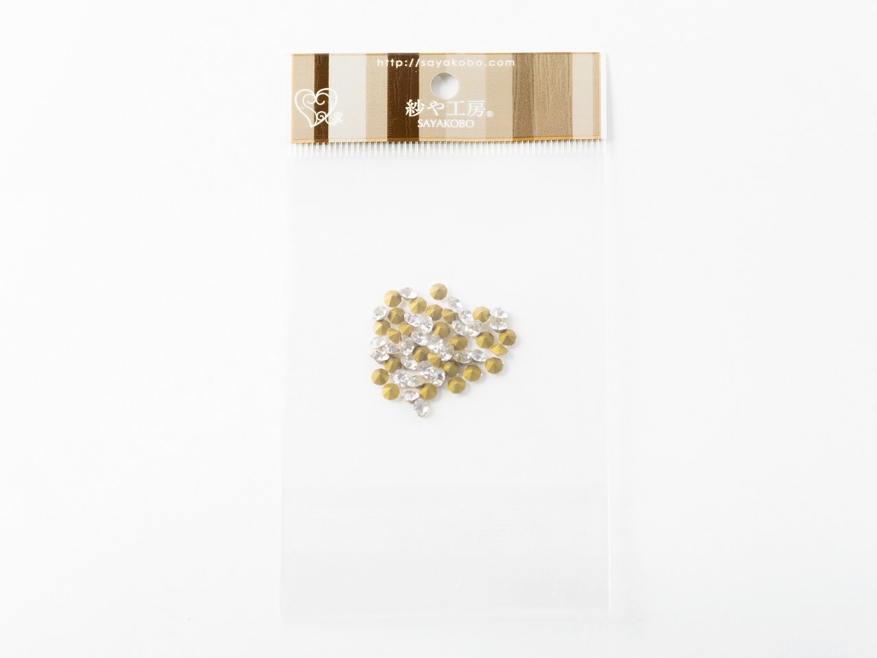Amazon | 紗や工房 【ダイヤモンドカットガラスラインストーン(約4mm