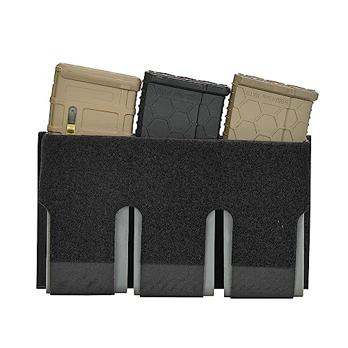 SABADO Triple Kangaroo Magazine Pouch Black