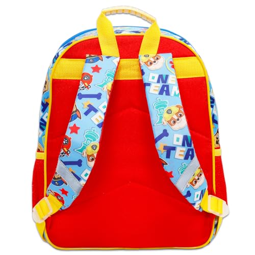 Paw Patrol Backpack for Boys Set - Bundle with 14” Bag Featuring Chase, Rubble, Marshall Plus Water Bottle, Stickers, More | Paw Patrol School Backpack for Kids by Paw Patrol - Used condition - Image 3