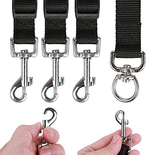 Hundeleine Leine, 3-in-1 Hundeleine, Hundeleine Nylon, Hund Kette Leine, Anti-Zieh Haustier Hund Führen Leine Kette für Gehen Trainieren Joggen, für Mittlere, Kleine Hunde, Mehrere Haustiere