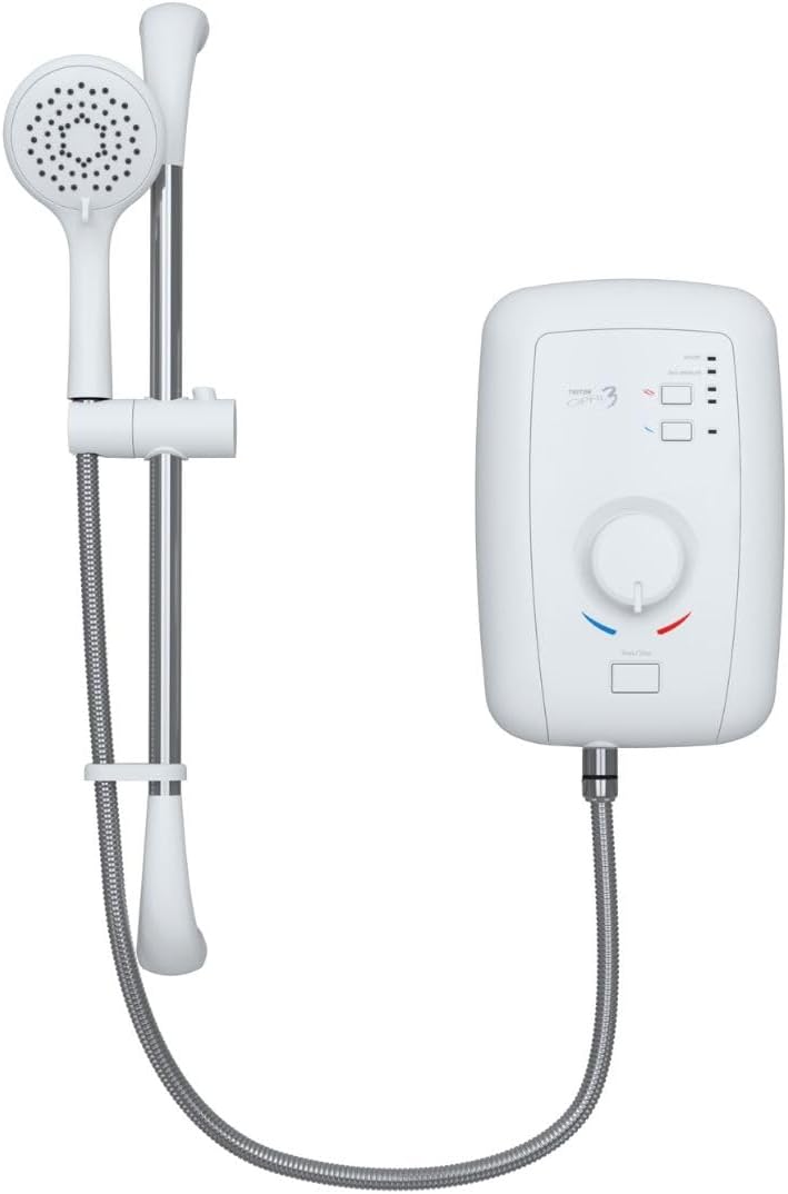Triton Opal 3 Electric Shower 10.5kW (Perea, Aquasurge, Rosato)