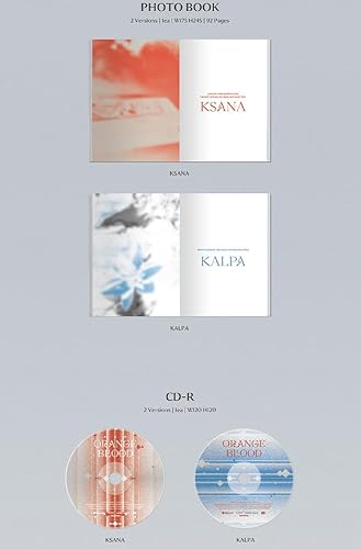 Miniatura 3 de ENHYPEN ORANGE BLOOD 5 Mini álbum Photobook Ver (KSANA)