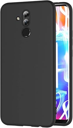 AICEK Funda Huawei Mate 20 Lite, Negro Silicona Fundas para Huawei Mate 20 Lite Carcasa Huawei Mate 20 Lite Negro Silicona Funda Case (6,3 Pulgadas)