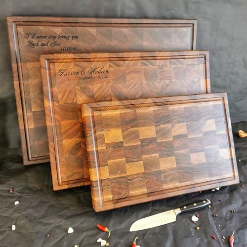 Tabla de Cortar Rectangular de Nogal 33x20x5 cm miniatura 6
