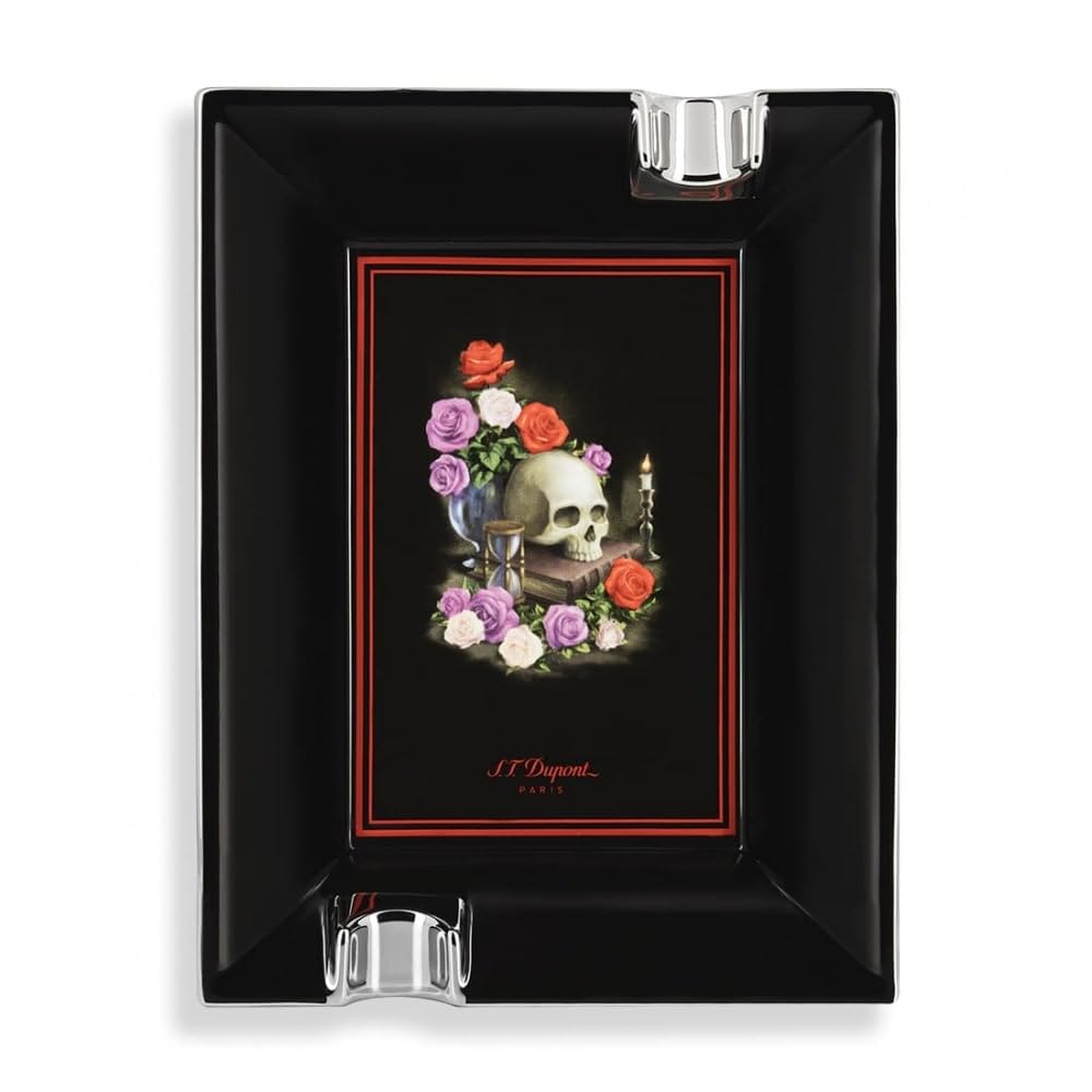 Cendrier à cigares S.T. Dupont Memento Mori Noir, le cadeau idéal pour collectionneur