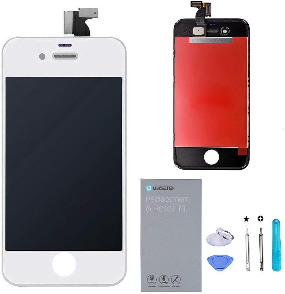 iPhone 4S LCD Touch Screen Replacement Display Digitizer Assembly Kit White with Repair Tools …