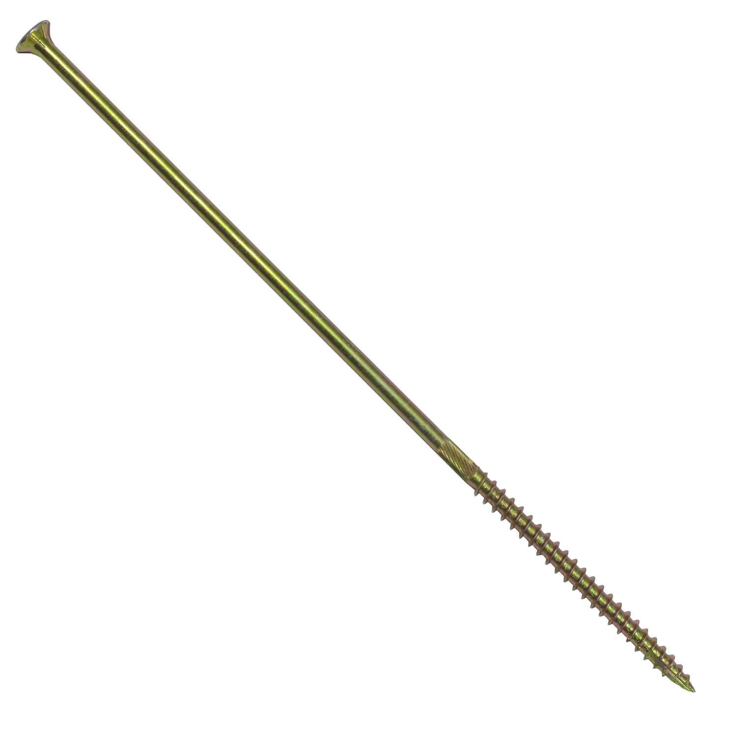Jake Sales #14 x 8 Bronze Coated Multipurpose Wood Screw Torx/Star Drive Flat Head (5 POUNDS - 95 Approx. Screw Count) Exterior Coated - ACQ Compatible Wood Screws