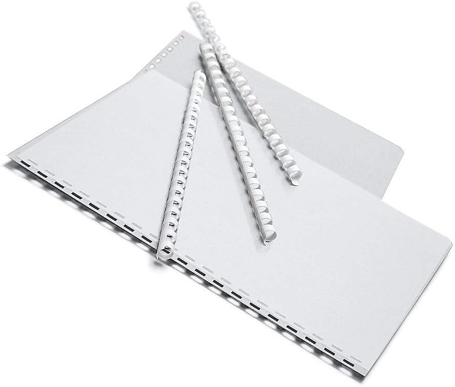 Office Depot® Brand 3/8" Binding Combs, 55Sheet Capacity, White, Pack Of 25