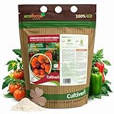 Calcium-Dünger für Tomaten und Paprika 1 kg, ökologischer Calciumdünger mit Sofortwirkung, zur Korrektur von Calciummangel, unterstützt Fruchtansatz und natürliche Widerstandskraft