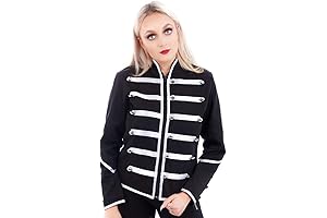Women's Black Parade Military Steampunk Jacket