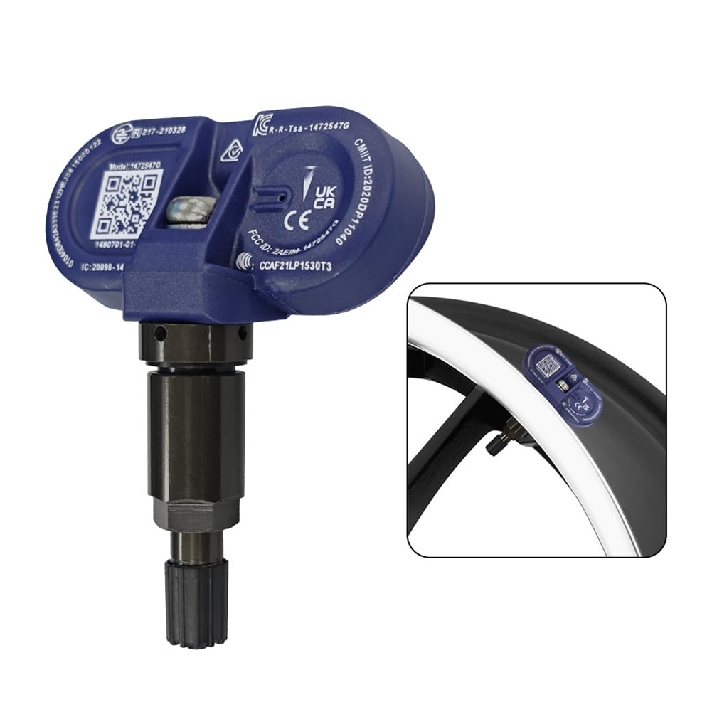 LEIDIMUS TPMS samochodowy czujnik ciśnienia w oponach Tesla model 3/y/x/s w 2021+, wyświetlanie ciśnienia w oponach i temperatury w czasie rzeczywistym