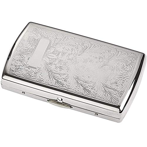 BOSUGE, Zigarettenetui aus Metall – ultradünne tragbare Zigarettenschachtel for Herren, Mini-Zigarettenspitze aus reinem Kupfer mit kreativer Persönlichkeit for 12 Zigaretten-Aufbewahrungsboxen