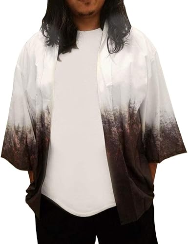 open front demon print cardigan