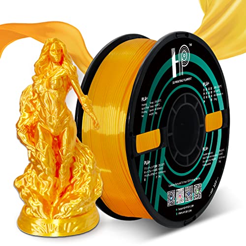 Shiny Silk Gold PLA Filament 1.75mm HP3DF 3D Printer Filament Silk PLA...