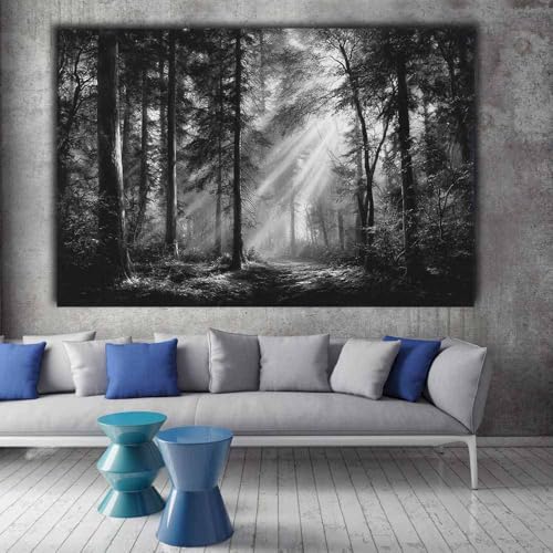 Arts décoratifs HUYEEI tableau abstrait minimaliste lin 40x60cm - 2