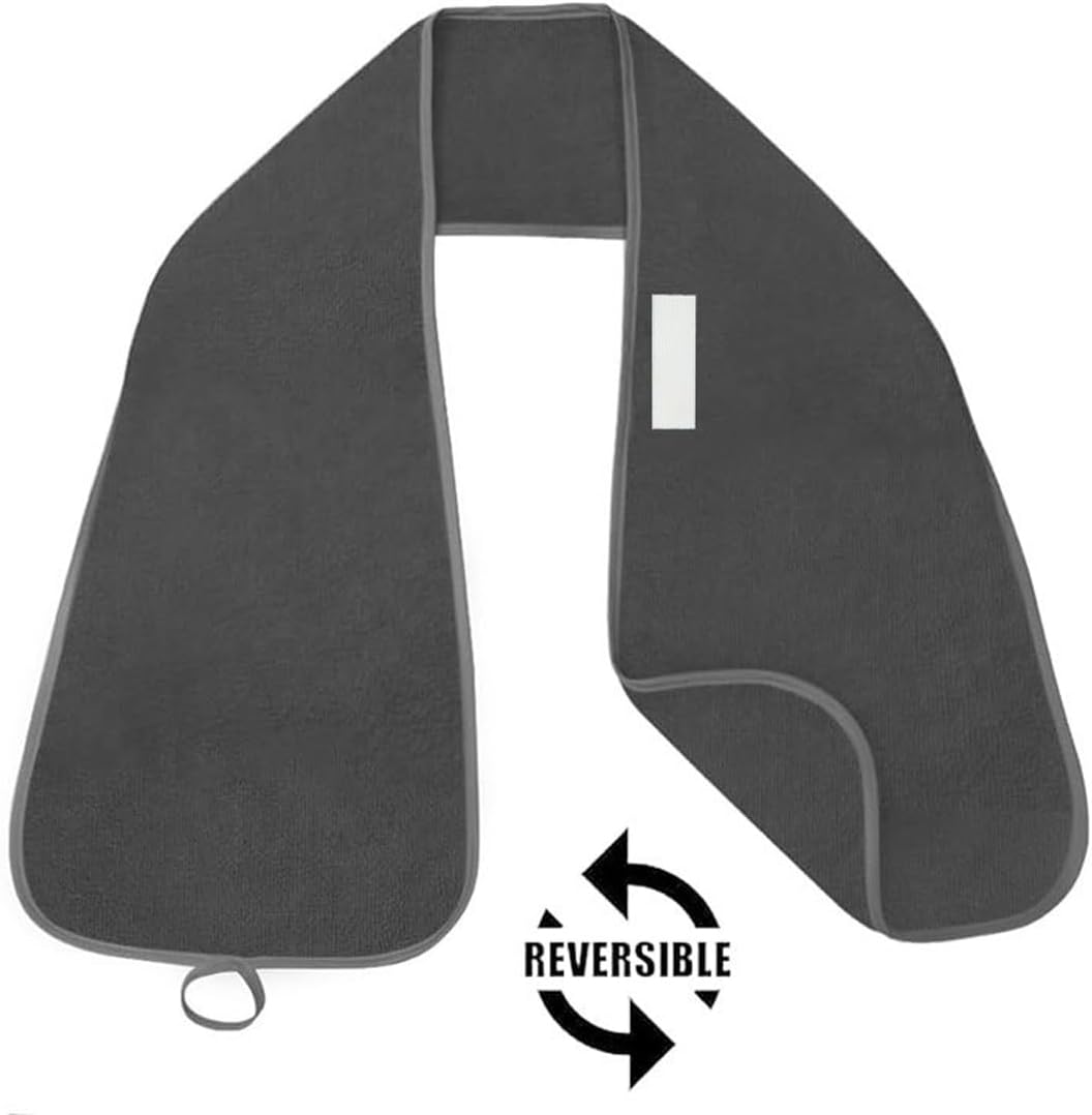 5 Packs Reversible Adult Bibs for Seniors Eating Bibs Scarf Dining Clothing Protectors Rehabilitation Care Bib