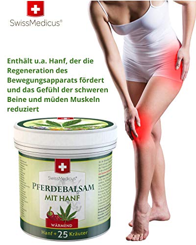 Pferdebalsam mit Hanf kühlend und wärmend - Massage creme für Muskeln und Bänder - ideal für Sportler - natürliche… - Image 5