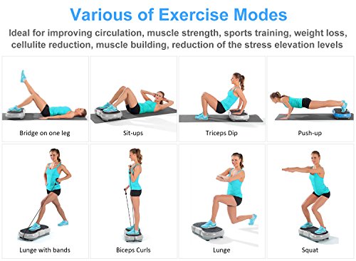 image for IDEER LIFE Vibration Platform Exercise Machines, Whole Body Workout Fi