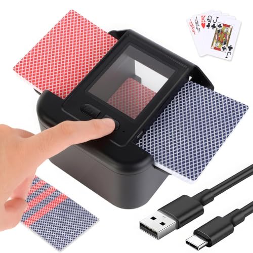 Mélangeur de cartes automatique USB-C machine électrique silencieuse poker bridge blackjack