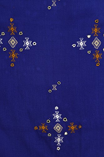 Image of Exotic India Women's Kutch Wool Shawl (SHV95--beige)