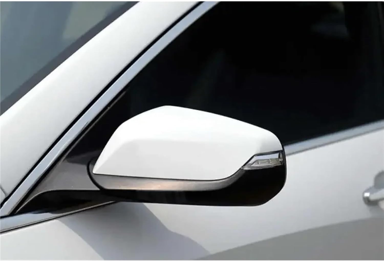Compatible For Malibu XL 2016 2017 2018-2022 Car Outer Rearview Mirror Cover Side Rear View Mirrors Shell Housing Color Painted (Color : 1pcs black right)