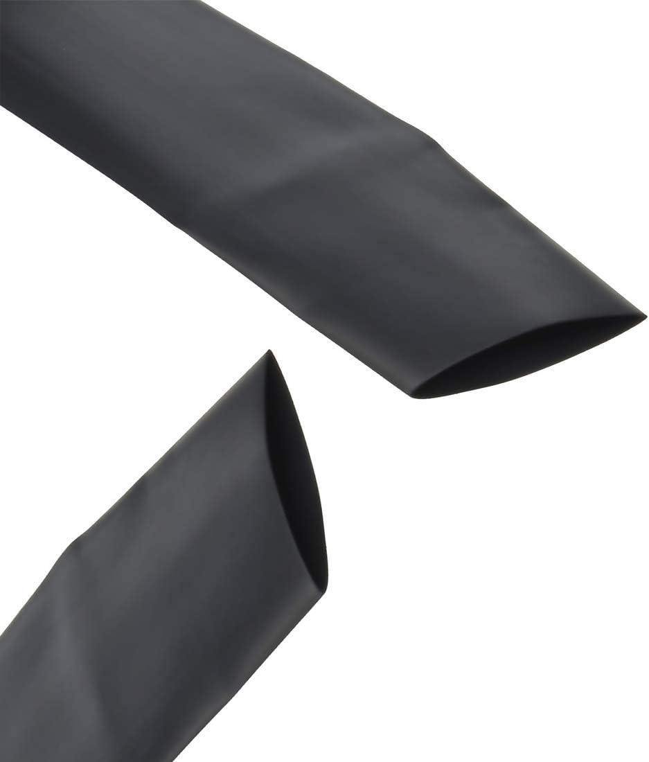 NANSH 2 Inch Diameter Dual Wall with Adhesive Glue Lined Heat Shrink Tubing 3:1 Ratio Marine Shrink Tube Wire Sleeving Wrap Protector (15FT)