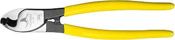 TSUNODA CA-38 Cable Cutter, Yellow Shark 38, For Copper Wire, IV Wire, Up to 38 sq, Electrical Work, 8.7 inches 220 mm