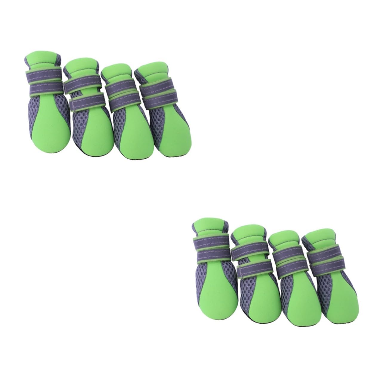 Bottes de chien vertes BESPORTBLE pour la marche et protection des pattes