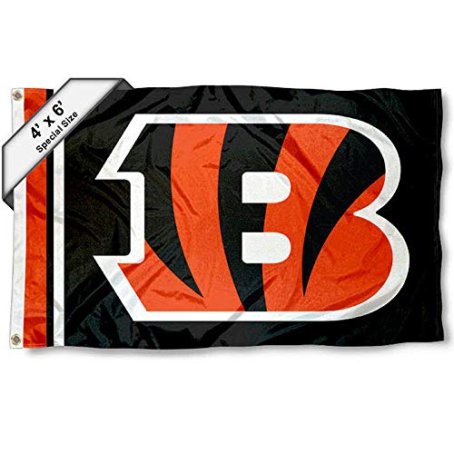 Drapeau Cincinnati Bengals 122 x 182 cm géant pour supporter