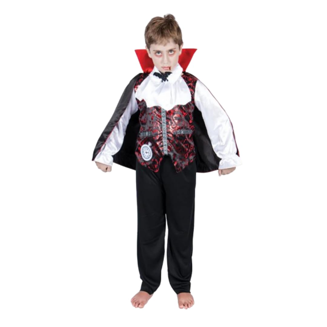 Wanna Party Vampire Costume for Kids/Dracula Costume for Boys Halloween Costume for Boys - Age 3 to 5 Years - Size M (B0CHMK1P8G) Amazon Price History, Amazon Price Tracker