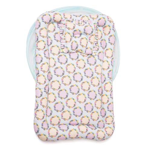 Image of TIDY SLEEP Baby Gadda Set with Mosquito Net (Ballerina)