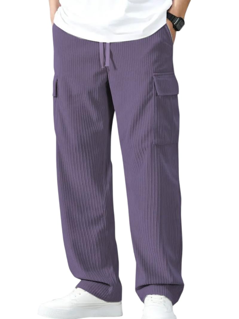 GoSriKi Mens Trouser || Casual Trouser for Men || Trouser Pant for Men(TROUSER-04) in neutral