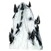 Large Ski Mountain Backdrop